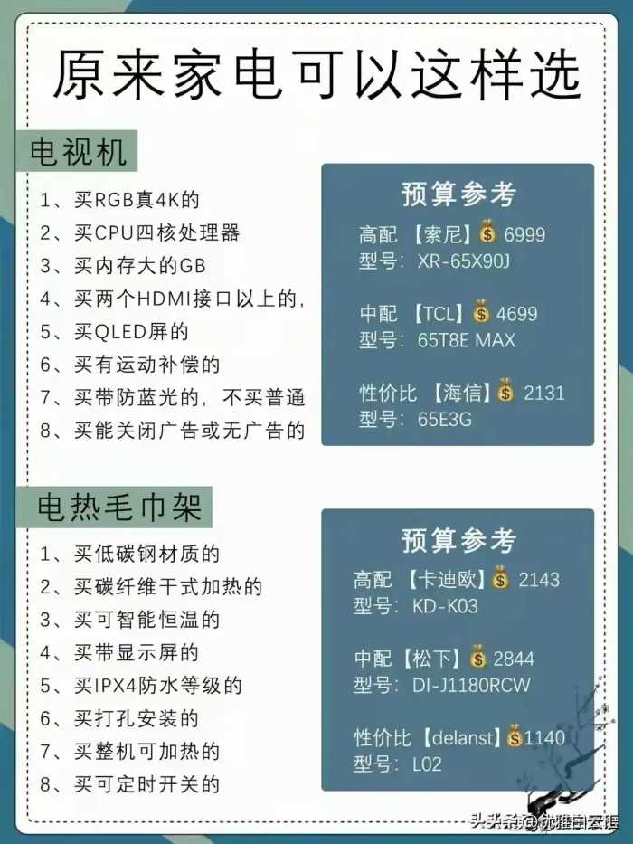 家电不懂就不要乱买，看完涨知识了！